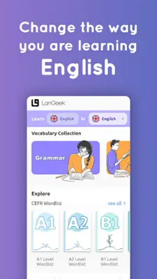 LanGeek | English Vocabulary android App screenshot 13
